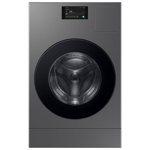 Samsung 6.1 Cu. Ft. Washer & Heat Pump Dryer Combo - Dark Steel