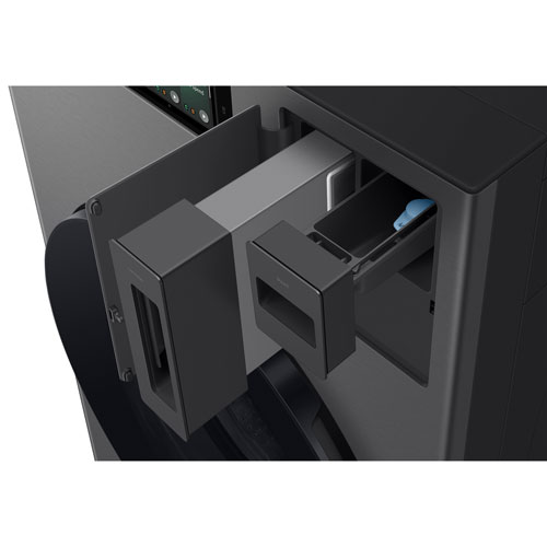 Laveuse-sécheuse à pompe à chaleur hybride de 6,1 pi³ de Samsung - Acier foncé