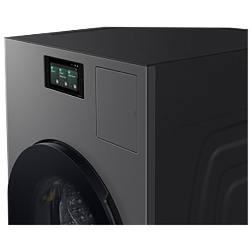 Laveuse-sécheuse à pompe à chaleur hybride de 6,1 pi³ de Samsung - Acier foncé