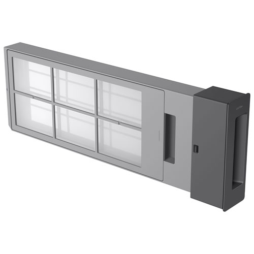 Laveuse-sécheuse à pompe à chaleur hybride de 6,1 pi³ de Samsung - Acier foncé