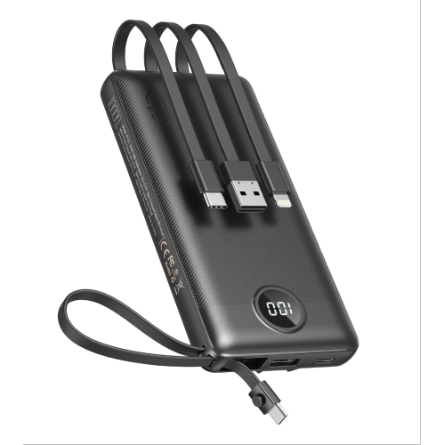 Chargeur portatif avec câble intégré