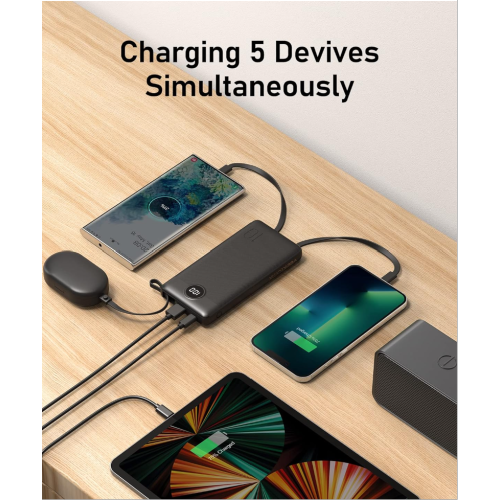 Chargeur portatif avec câble intégré