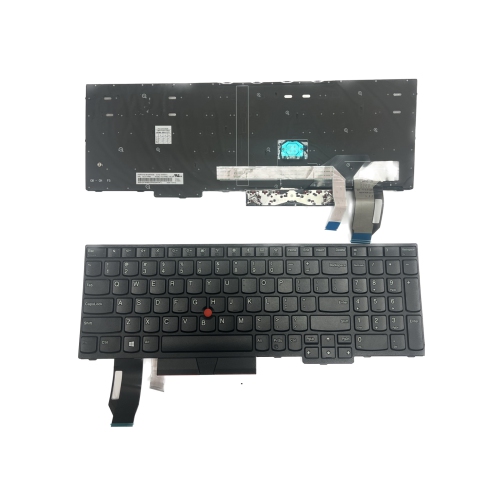 US Keyboard for Lenovo ThinkPad E580 E585 L580 E590 E595 L590 T580 T590 P15S P52 P72 P53 P53S P73 P53 P52 T15(Not Fit P52s) No Backlight 01YP640