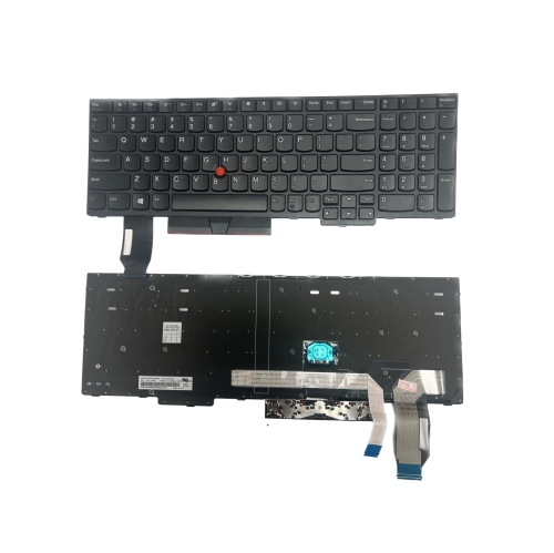 US Keyboard for Lenovo ThinkPad E580 E585 L580 E590 E595 L590 T580 T590 P15S P52 P72 P53 P53S P73 P53 P52 T15(Not Fit P52s) No Backlight 01YP640