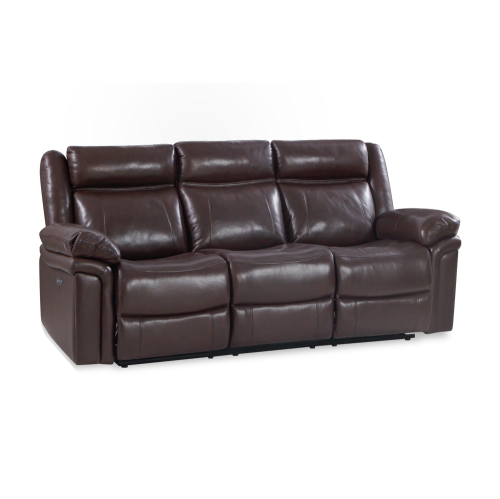 VALENCIA  Threeseats Charlie Leather Recliner Accent Chair, Dark In Brown