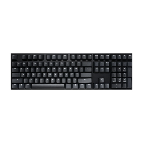 Ducky Origin Black Partial Hot-Swappable Mechanical Gaming Keyboard Cherry MX Blue Switch Full-Size