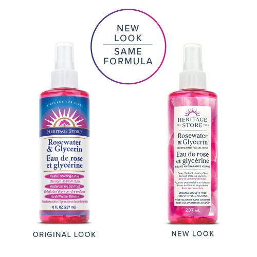HERITAGE STORE Rosewater & Glycerin Hydrating Facial Mist