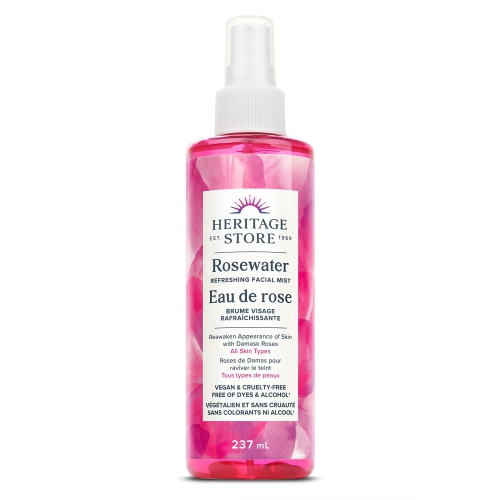 HERITAGE STORE  Rosewater Refreshing Facial Mist (237Ml/8OZ)