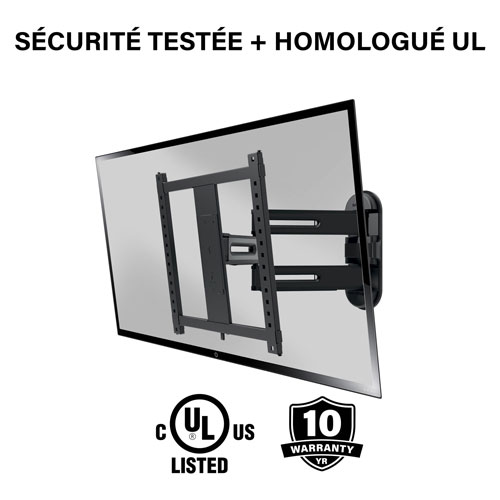 SANUS Elite 32"-65" Advanced Full-Motion 4D + Shift TV Wall Mount