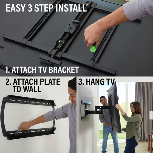 SANUS Elite 42"90" Advanced FullMotion 4D + Shift TV Wall Mount