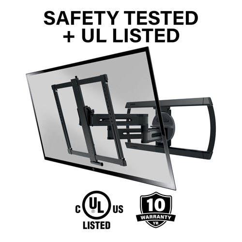 SANUS Elite 42"90" Advanced FullMotion 4D + Shift TV Wall Mount