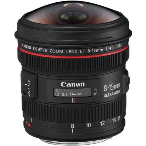 Canon EF 8-15mm f/4L Fisheye USM Ultra-Wide Zoom Lens - 4427B002