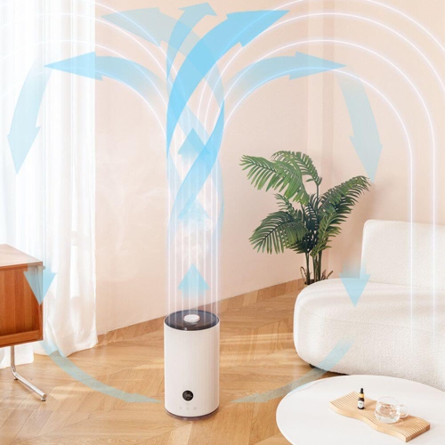 Humidifier P5000 -250 ml/h -UV -Aromatherapy -5 L -rotary