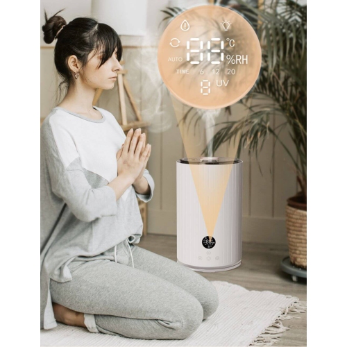 Humidifier P5000 -250 ml/h -UV -Aromatherapy -5 L -rotary