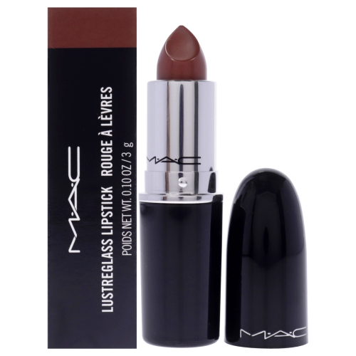 MAC  Lustreglass Lipstick - 543 Posh Pit By for Women - 0.1 OZ Lipstick