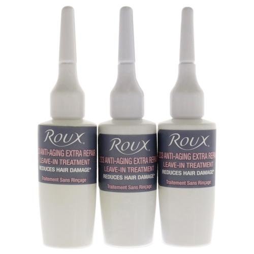 Anti-Aging Extra Repair Leave-In Treatment - 233 by Roux for Unisex - 3 x 0.5 oz Treatment