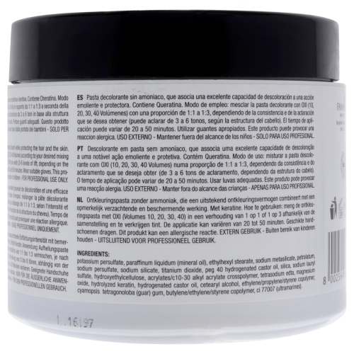 DeLight Free Blond Lightener - Blue by Tocco Magico for Unisex - 17.6 oz Lightener