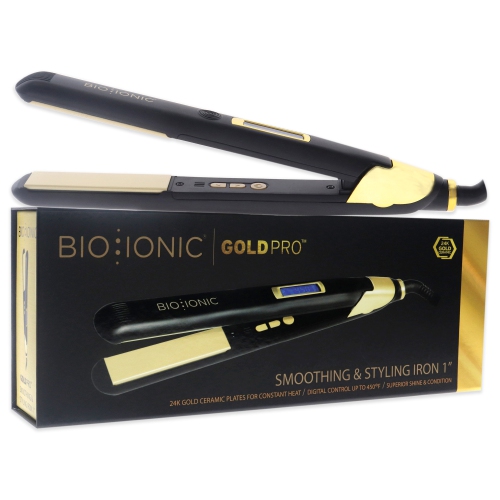 Bio Ionic de Bio Ionic Goldpro Flat Iron de 1 po pour unisexe