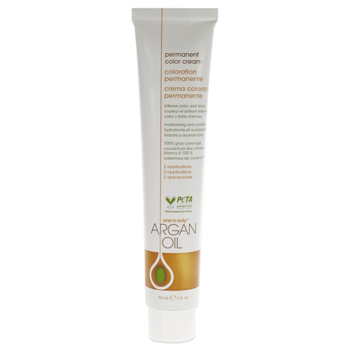Crème de couleur permanente à l'huile d'argan - 8NG blond clair gingembre d'un n seulement pour unisexe - colorant capillaire 3&nbsp;oz
