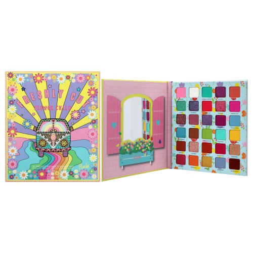 RUDE COSMETICS  Flower Child 30 Pressed Pigment And Shadows - Freshly Cut By for Women - 1 OZ Eye Shadow