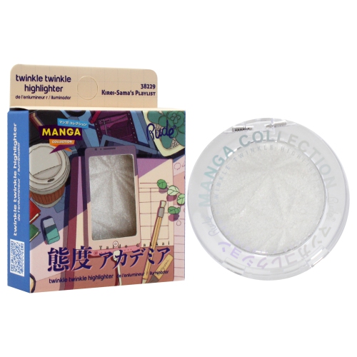 Manga Collection Twinkle Twinkle Highlighter - Kirei-Samas Playlist by Rude Cosmetics for Women - 0.14 oz Highlighter