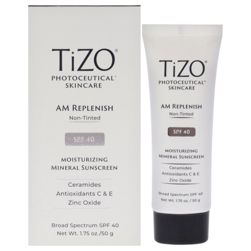 TIZO  Photoceutical Am Replenish Spf 40 - Non-Tinted By for Unisex - 1.75 OZ Sunscreen