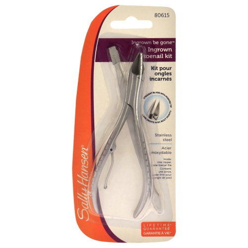 SALLY HANSEN  Ingrown Toenail Kit - 80615 By for Unisex - 2 PC Nipper, Toe Nail File