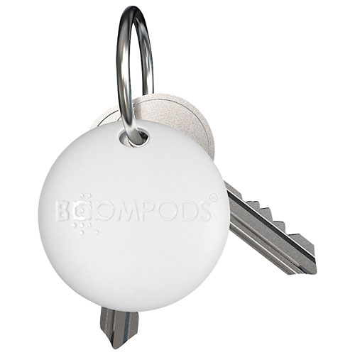 Dispositif de localisation personnel Bluetooth BoomTag de BoomPods - Blanc