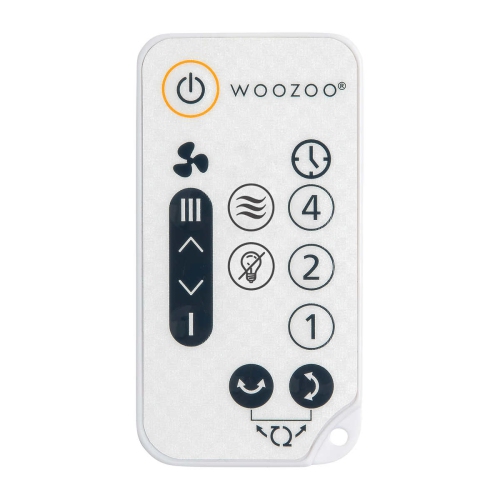 Circulateur d'air oscillant à 5 vitesses de Woozoo avec télécommande