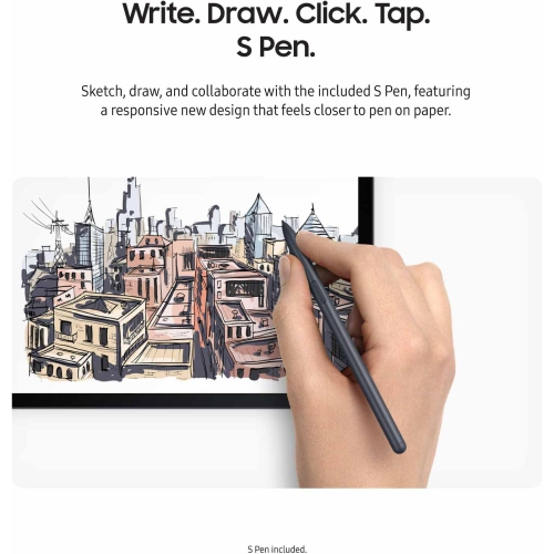 Refurbished - Samsung Galaxy Tab S7 FE 12.4" 128GB Android 11 Tablet with Qualcomm SM7225 8-Core Processor - Green