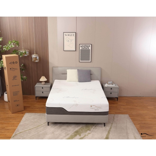 Rest Therapy 12 Inch Revive Bamboo Cool Gel Memory Foam Mattress