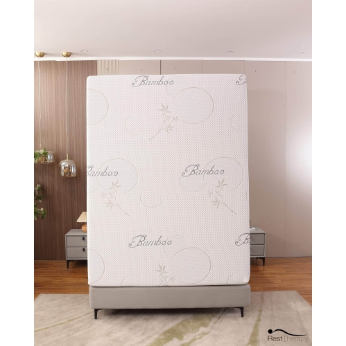 Rest Therapy 12 Inch Revive Bamboo Cool Gel Memory Foam Mattress
