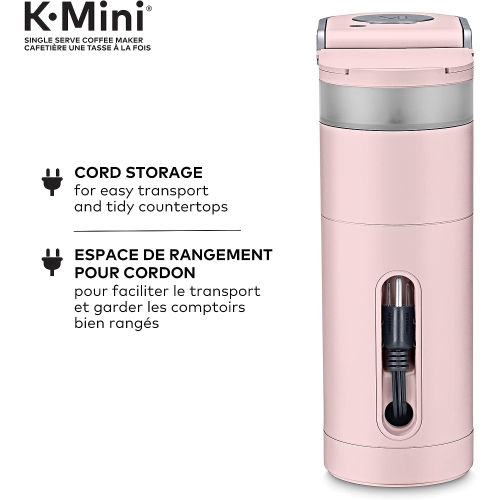 Cafetière pour une tasse K-Mini de Keurig à dosette K-Cup, dotée d'un design ultra-élégant,