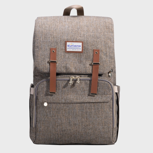 SUNVENO  Canvas Diaper Bag Backpack