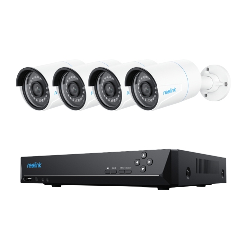 Image 1 de 10.. Reolink – système de caméra de sécurité PoE à 8 canaux 5&nbsp;Mpx, disque dur 2&nbsp;To intégré, détection personne/véhicule