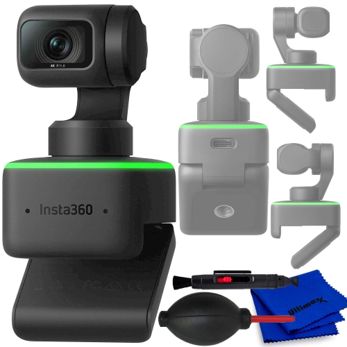 INSTA360  Link Uhd 4K Ai Webcam Cinstbj/a - Essential Accessory Bundle