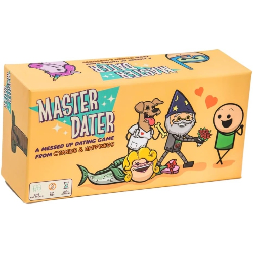 JOKING HAZARD  Master Dater By Cyanide & Happiness - A Mixed Up Dating Party Game for 3-8 Players, Card Game for Parties