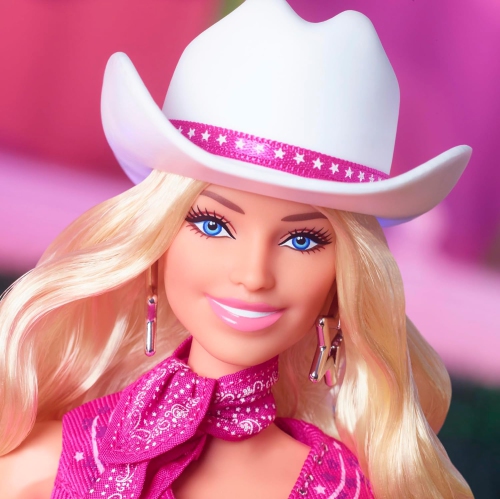 Barbie: The Movie Collectible Doll Margot Robbie as in Pink Western Outfit