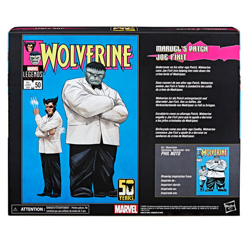 Hasbro Marvel Legends Series - Wolverine 50th Anniversary Marvel’s Patch and Joe Fixit Action Figures