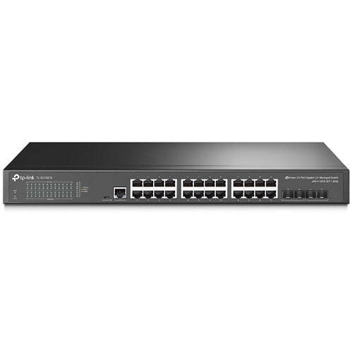 TP-LINK JetStream 24-Port 2.5GBASE-T L2+ Managed Switch with 4 10GE SFP+ Slots -