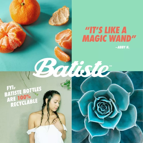 Batiste Bare Dry Shampoo Barely Scented, 5.71 oz, 2-Pack