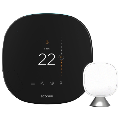 Thermostat intelligent d'ecobee et capteur intelligent – commande vocale