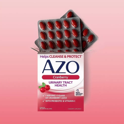 AZO Cranberry for Urinary Tract Health, Cleanse + Protect - 50ct