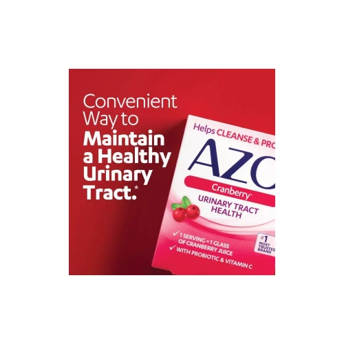 AZO Cranberry for Urinary Tract Health, Cleanse + Protect - 50ct