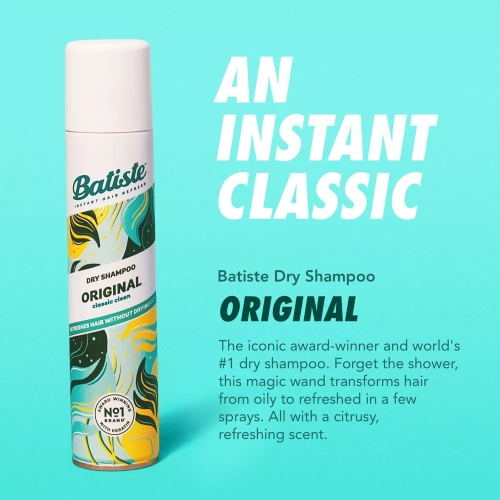 Shampooing sec Batiste Original 5,71&nbsp;oz, paq./2