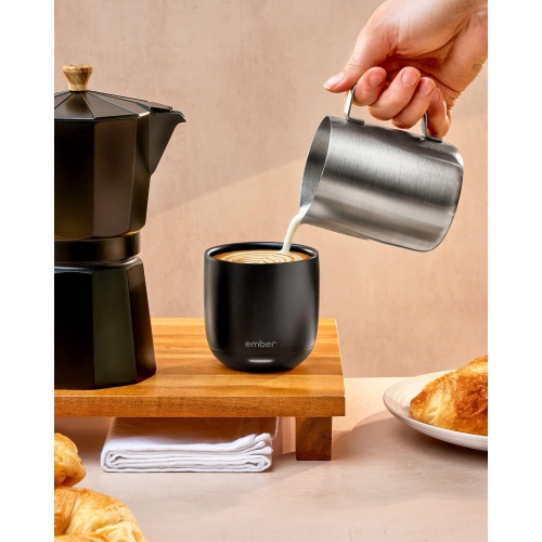 Ember Temperature Control Smart Cup, 6 oz, App-Controlled Heated Coffee Cup