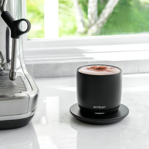 Ember Temperature Control Smart Cup, 6 oz, App-Controlled Heated Coffee Cup