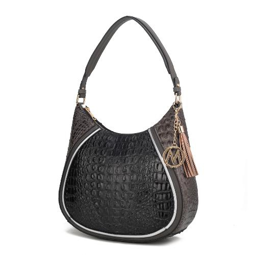 MKF Collection Nayra Embossed Hobo Handbag by Mia K