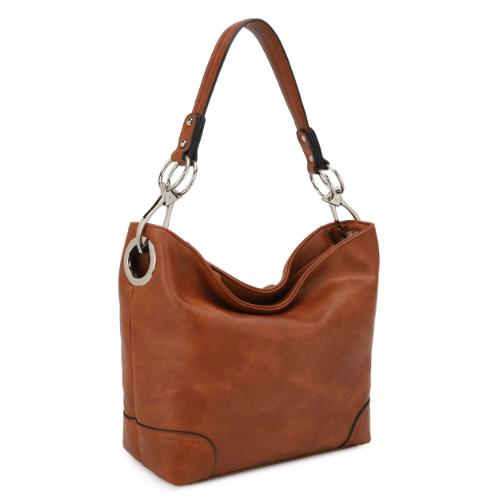 Emily Soft Vegan Leather Hobo Handbag by Mia K. Best Buy Canada