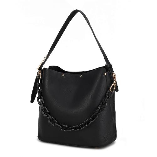 MKF Collection Chelsea Vegan Leather Hobo Bag by Mia K